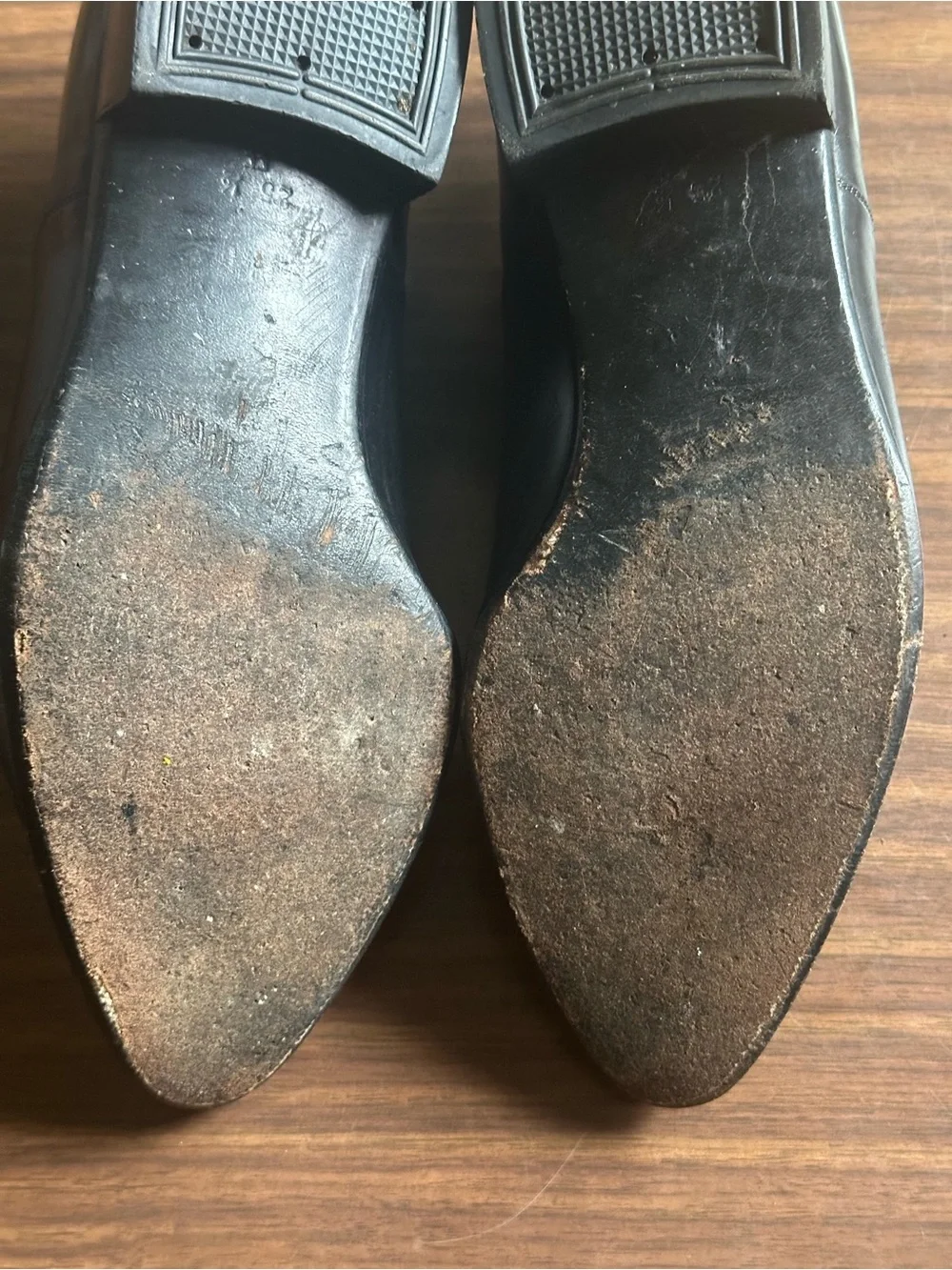 Washington Ginza Tokyo Black Leather Oxfords
